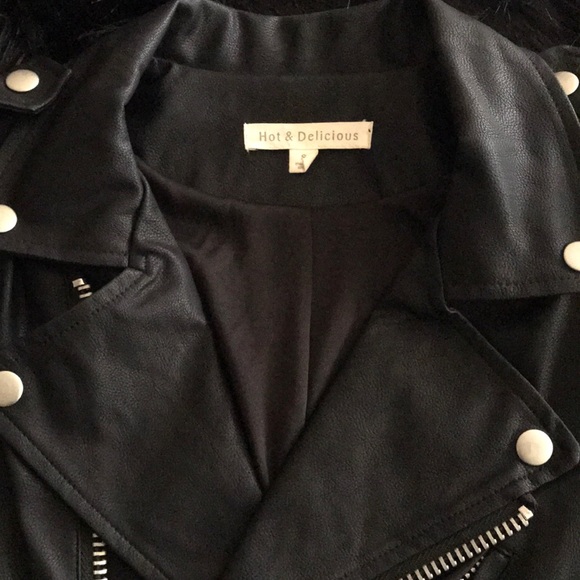 SOLD! - Vegan Leather Mojo Jacket! - Picture 4 of 8